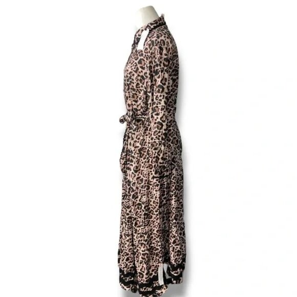 Monsoon Lola leopard print maxi dress brown - Picture 5 of 9